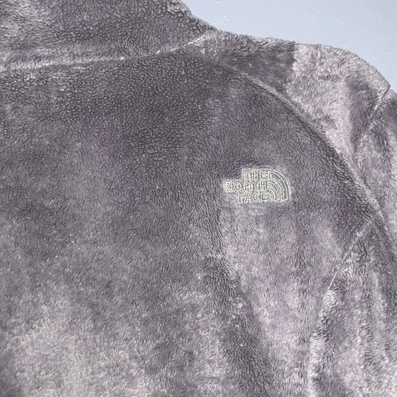 THE NORTH FACE Women's Osito Jacket Gray Zip Up Pockets Sporty SP - Picture 8 of 12